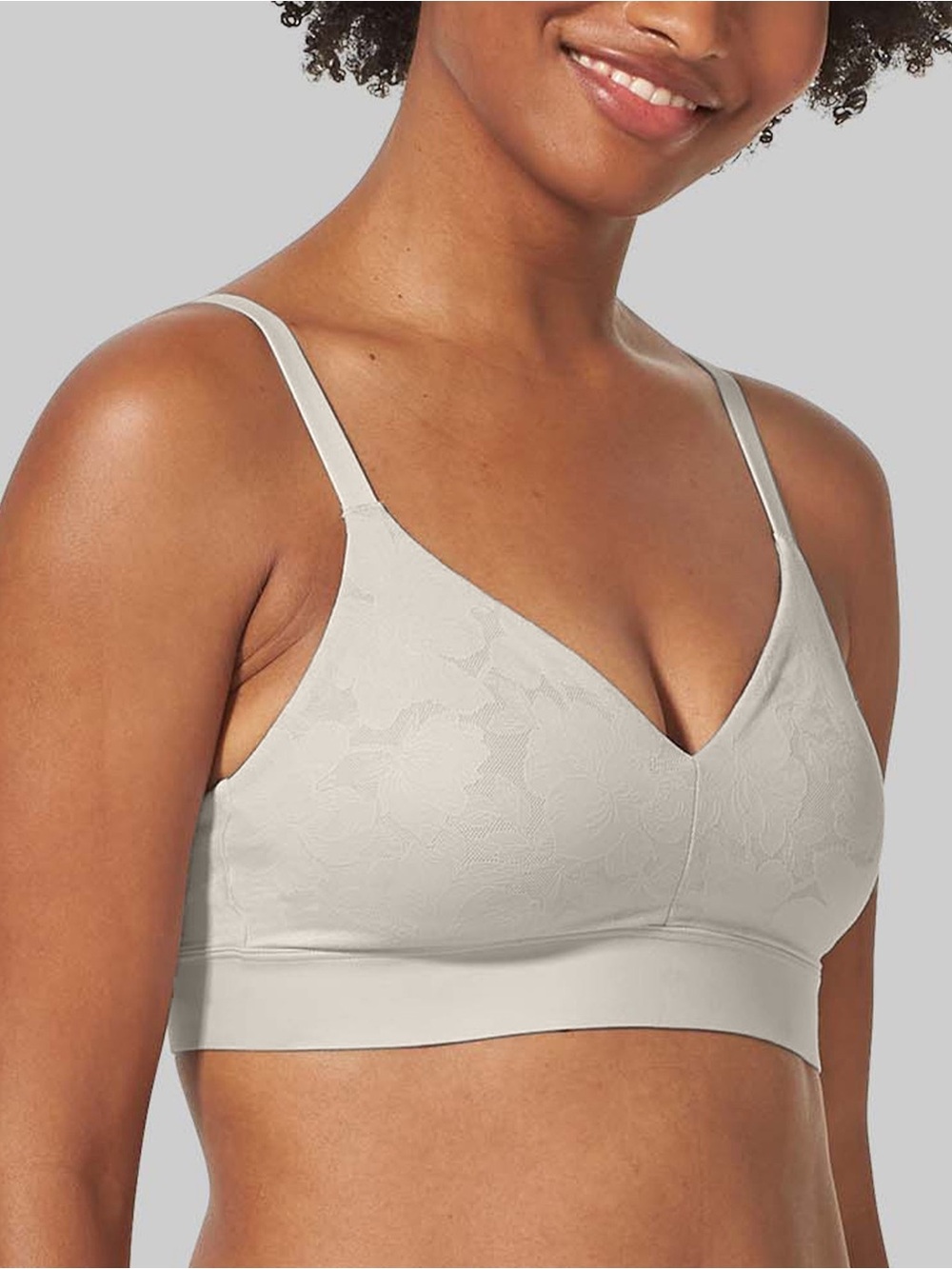 Tommy John Second Skin Triangle Bralette in white
